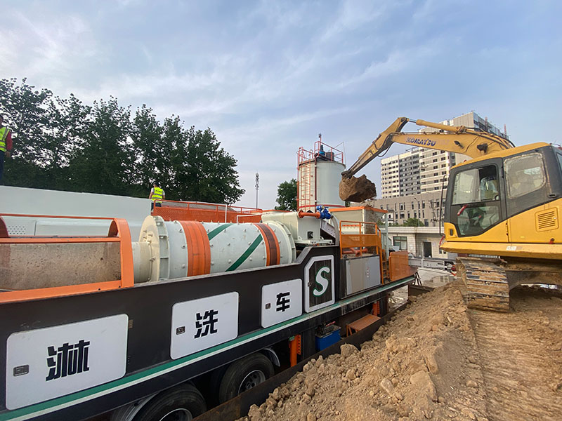 北京某土壤移動淋洗修複項目